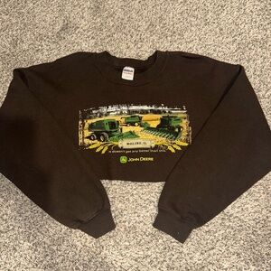 John Deere women’s Black Sweatshirt